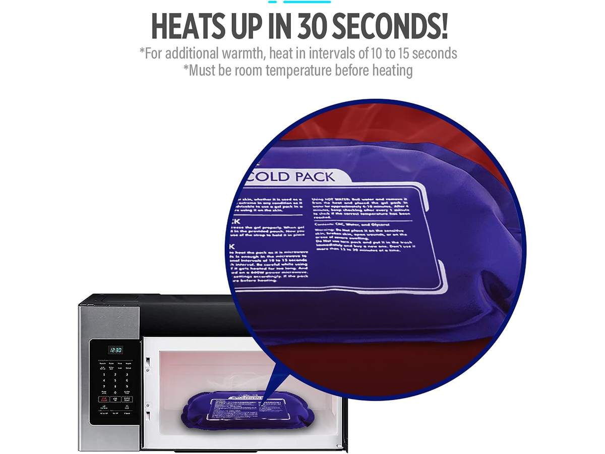 Hot and Cold Ice Packs 3 Piece Reusable Gel Pack Set