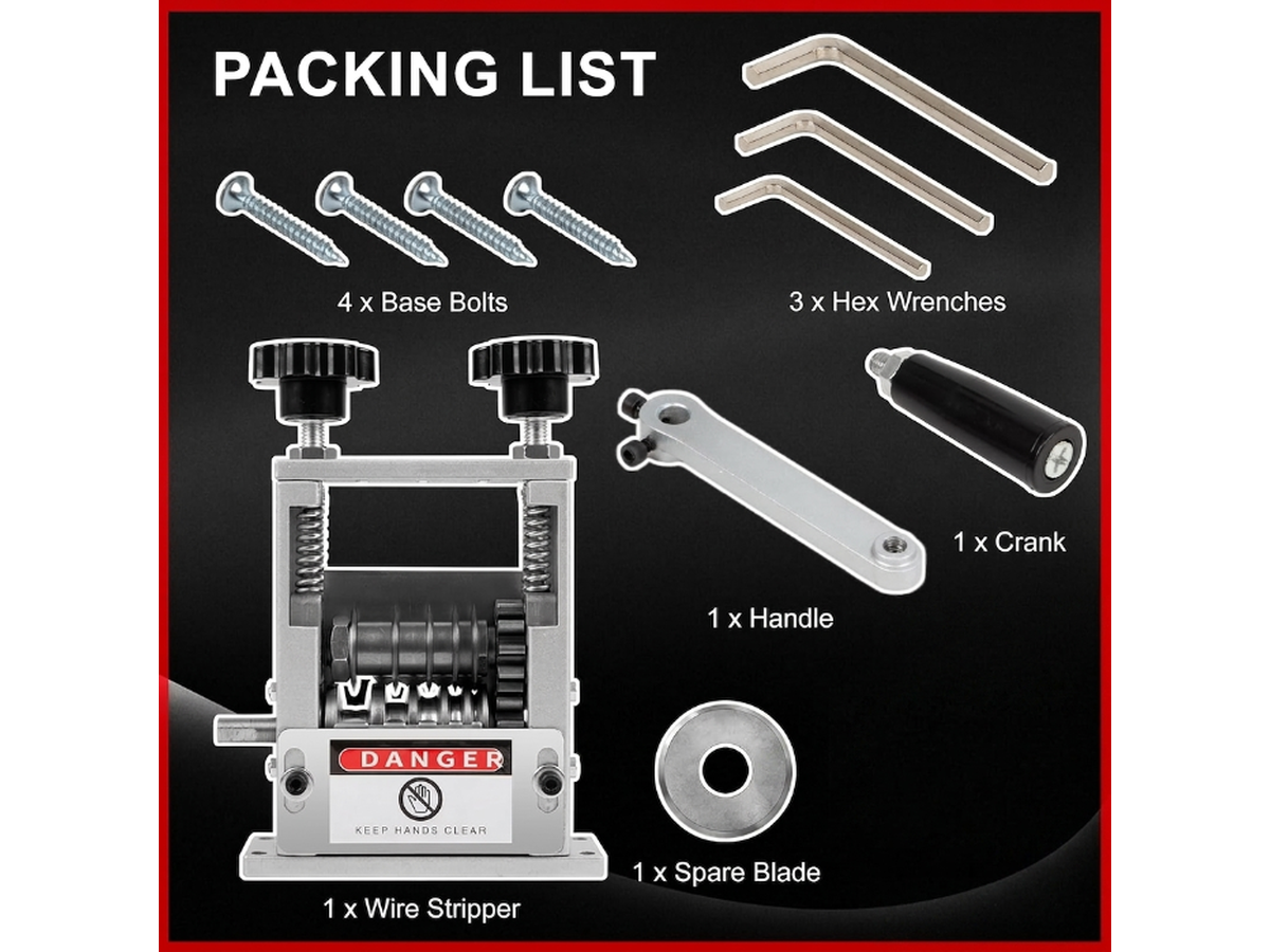 Wire Stripping Machine Manual Hand Crank Wire Stripping Machine