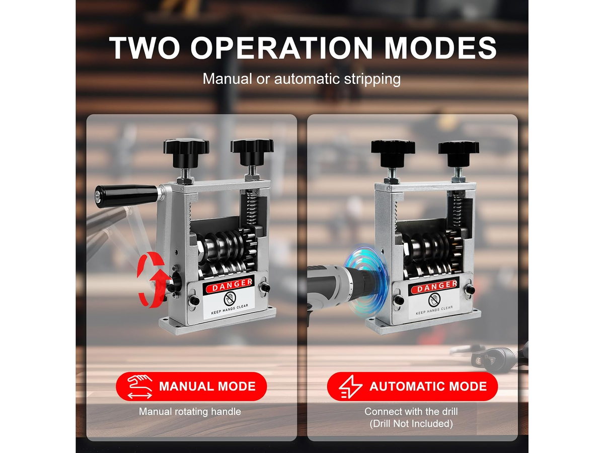 Wire Stripping Machine Manual Hand Crank Wire Stripping Machine