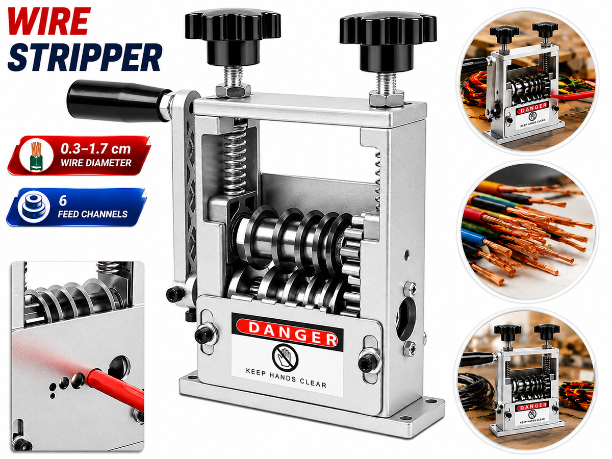 Wire Stripping Machine Manual Hand Crank Wire Stripping Machine