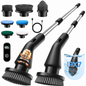 Electric Spin Scrubber Cordless Cleaning Brush Shower Scrubber With 7 Replaceable Brush Heads