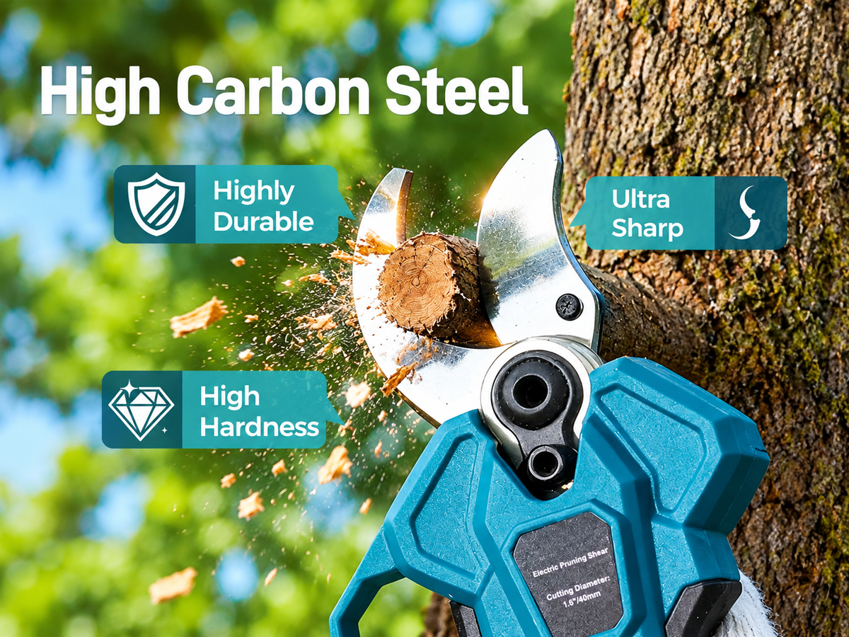 Cordless Electric Pruning Shear Cutter 21V 2 in 1 Pole Pruner