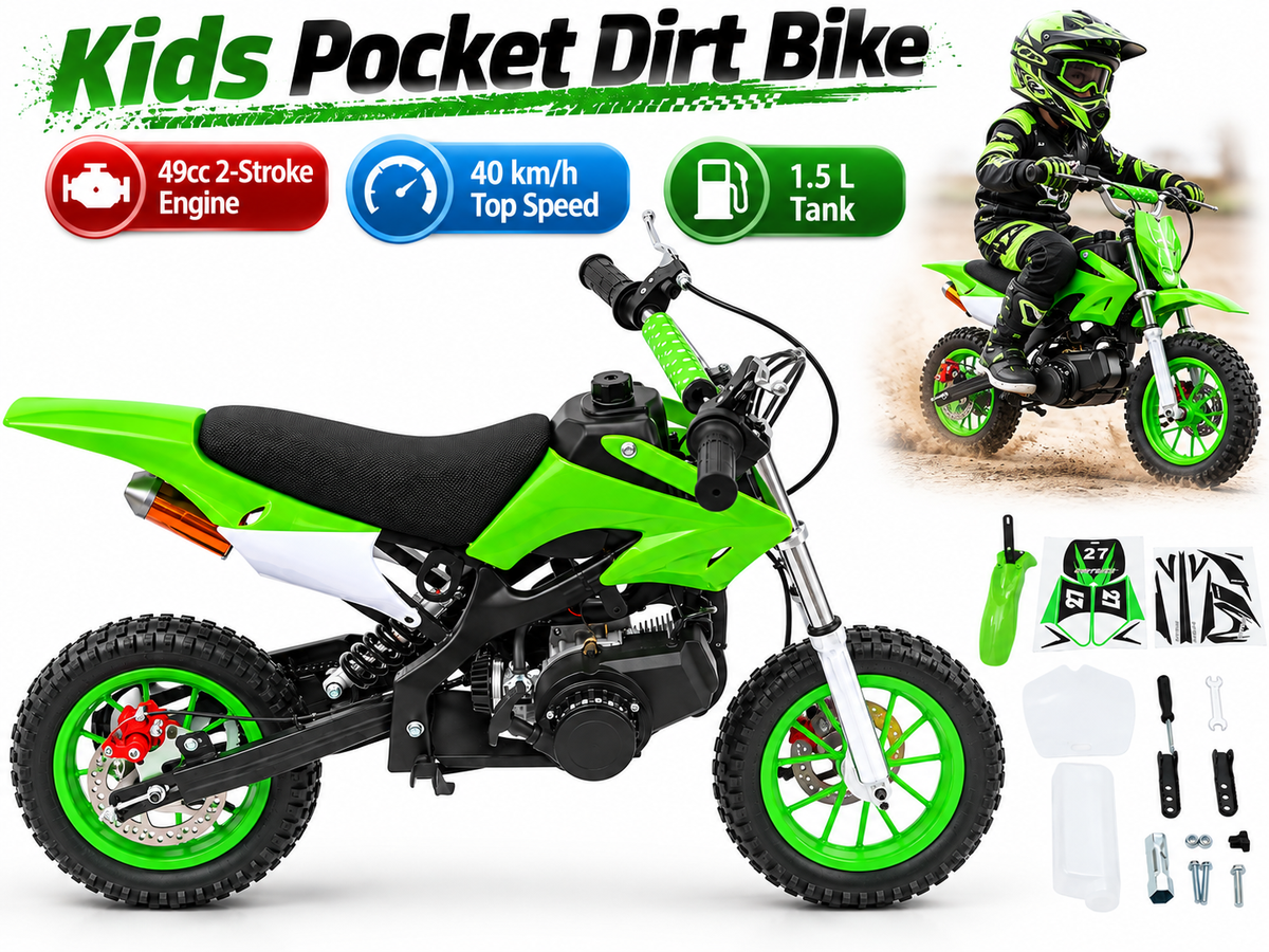 Mini Dirt Bike 49cc 2 Stroke Petrol