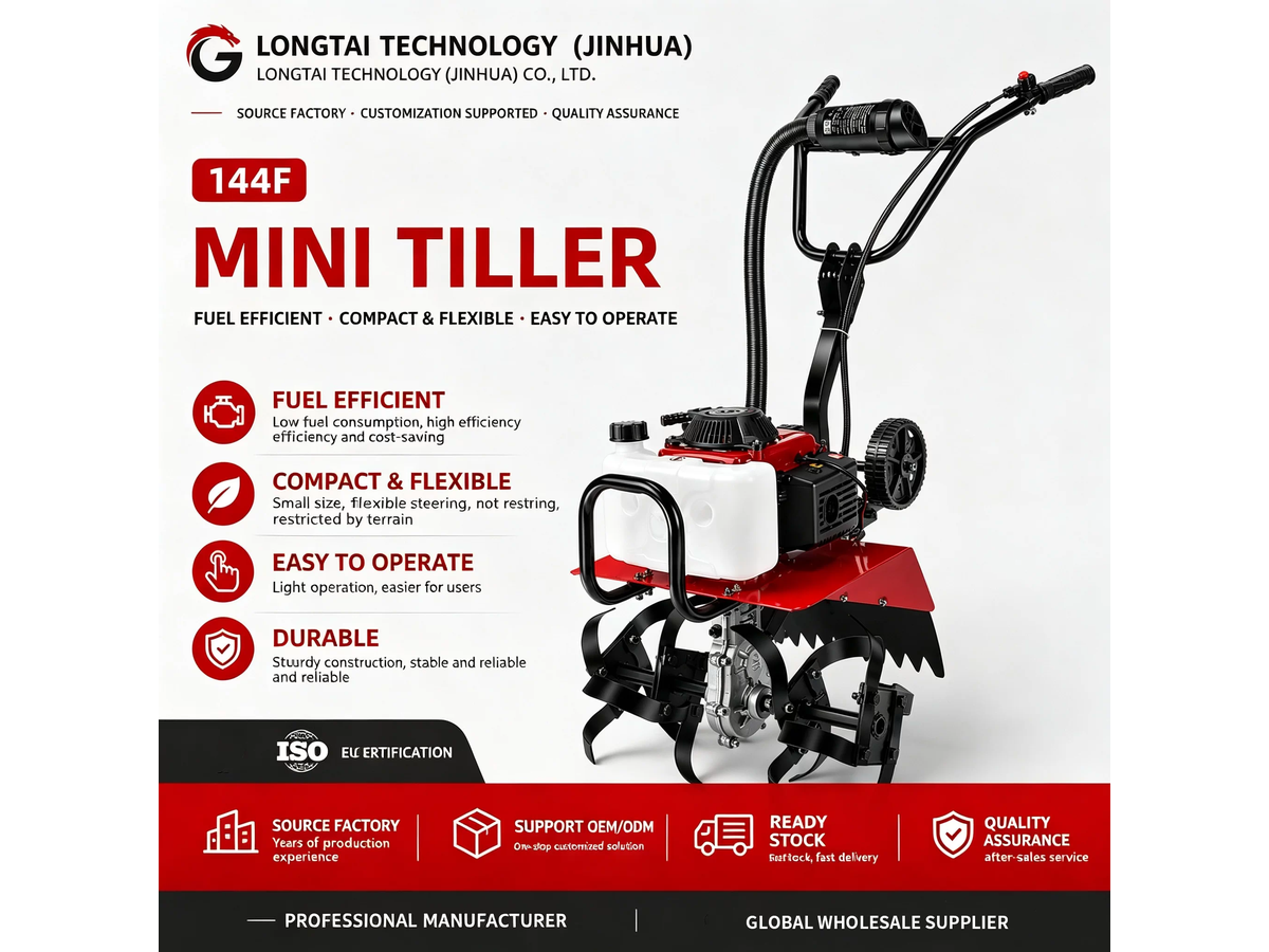 88CC Petrol Engine Cultivator Tiller Powerful Weeder for Farming and Gardening