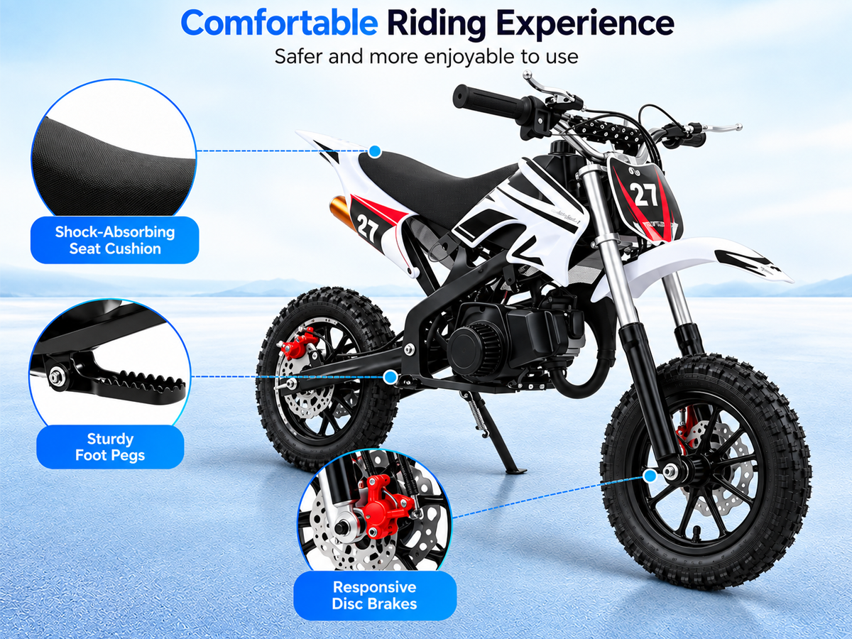 Mini Dirt Bike 49cc 2 Stroke Petrol