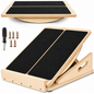 Adjustable Slant Board 2 In 1 Wooden Balance Board Calf Stretcher