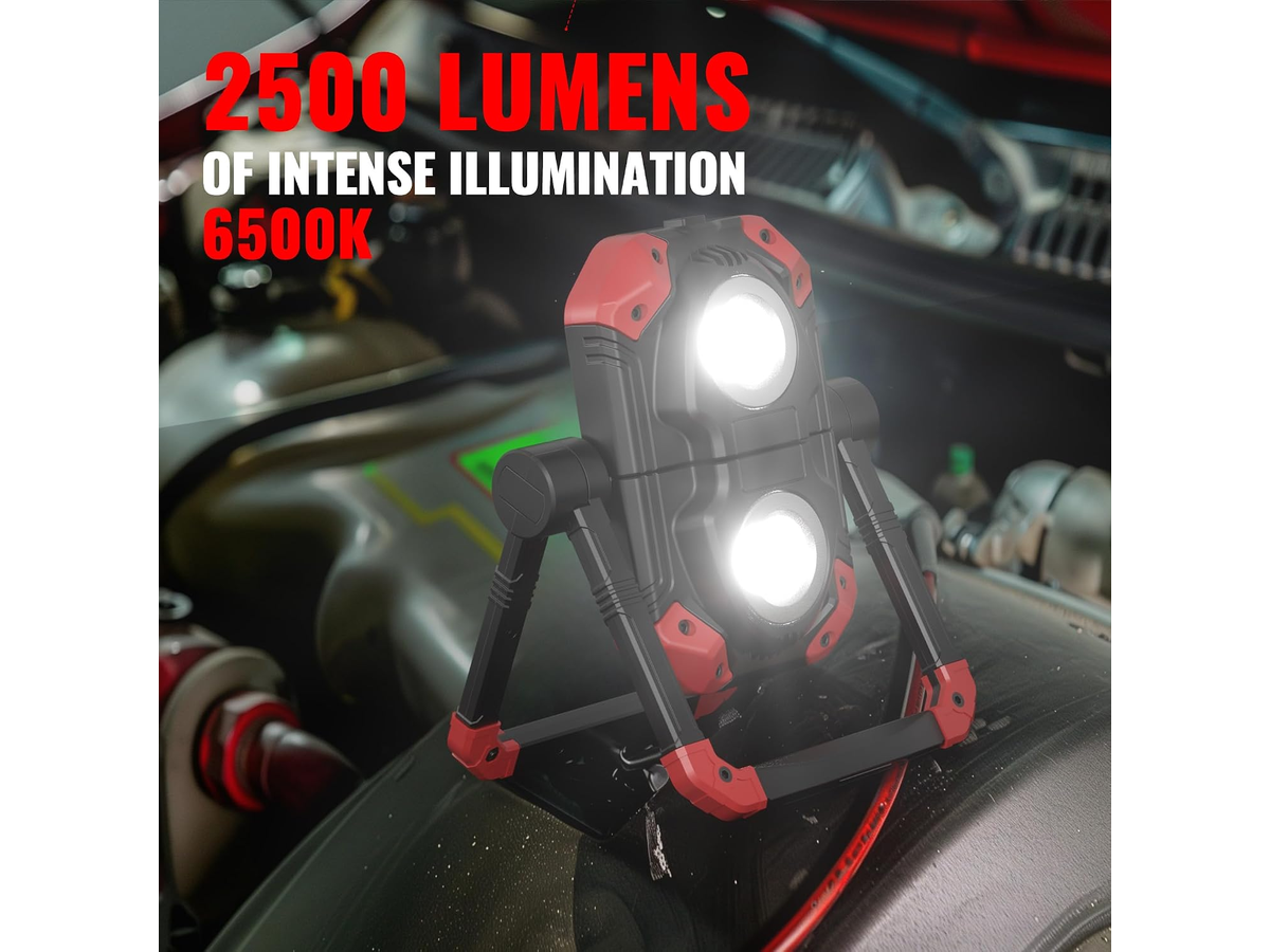 Rechargeable Work Light 2500LM COB LED 4000mAh
