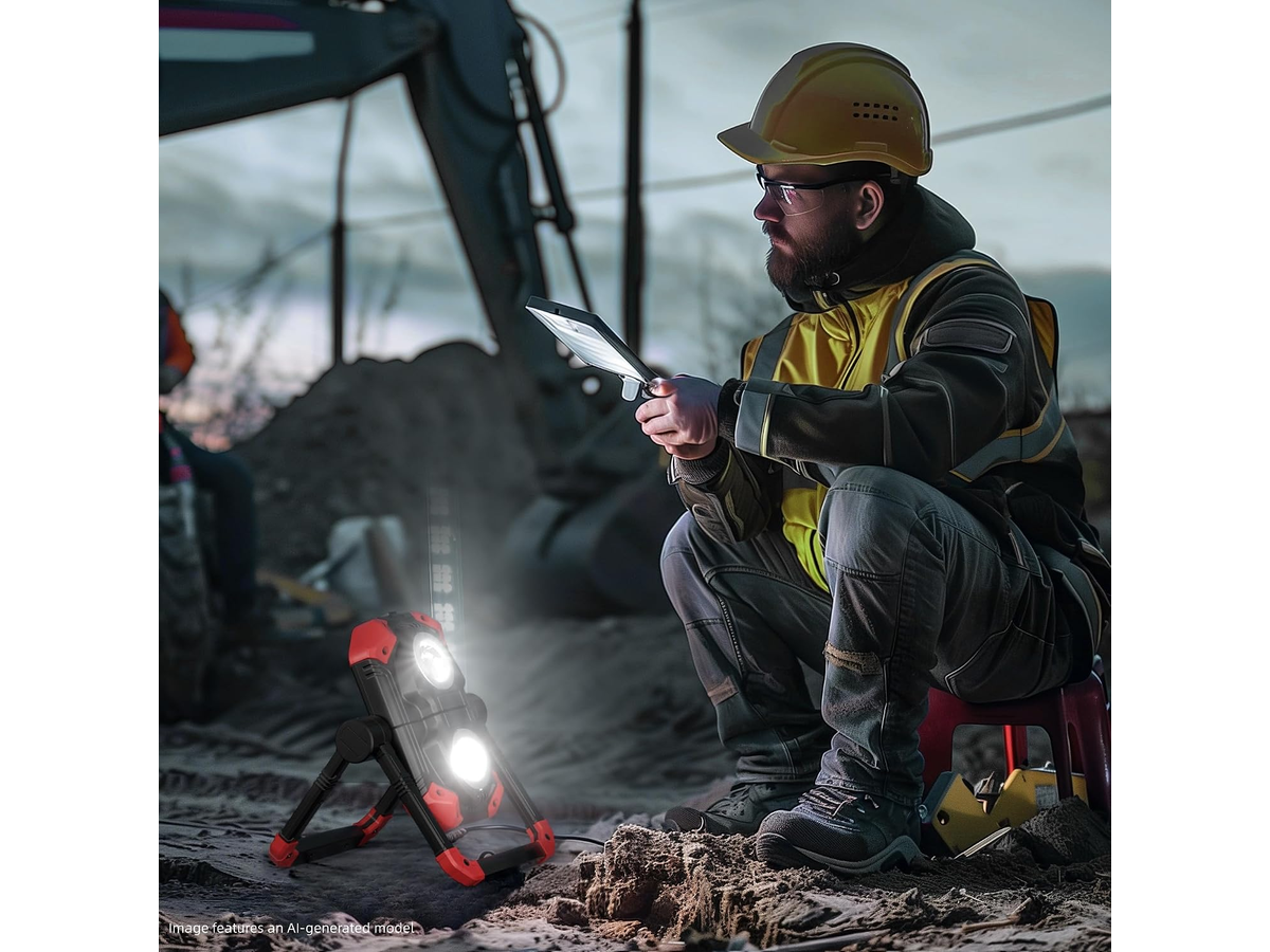 Rechargeable Work Light 2500LM COB LED 4000mAh