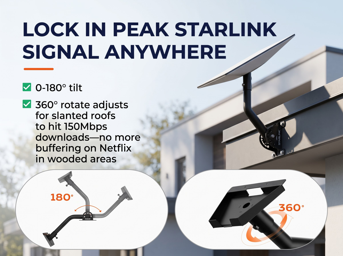 Adjustable Starlink Mount Satellite Dish Bracket