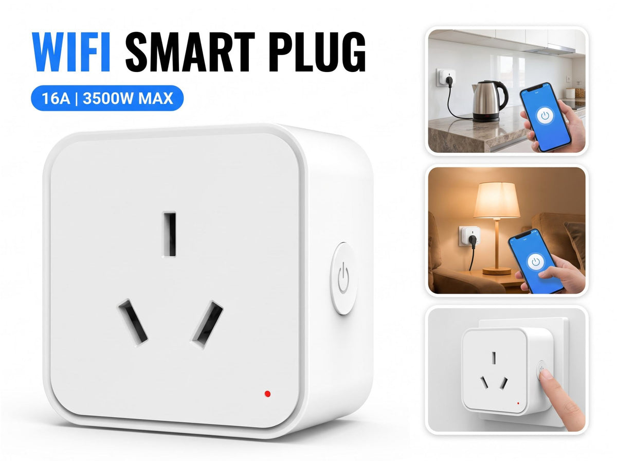 WiFi Smart Plug 16A NZ Power Socket with App Remote Control