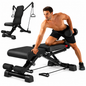 Adjustable Weight Bench Foldable Home Gym Strength Training Bench