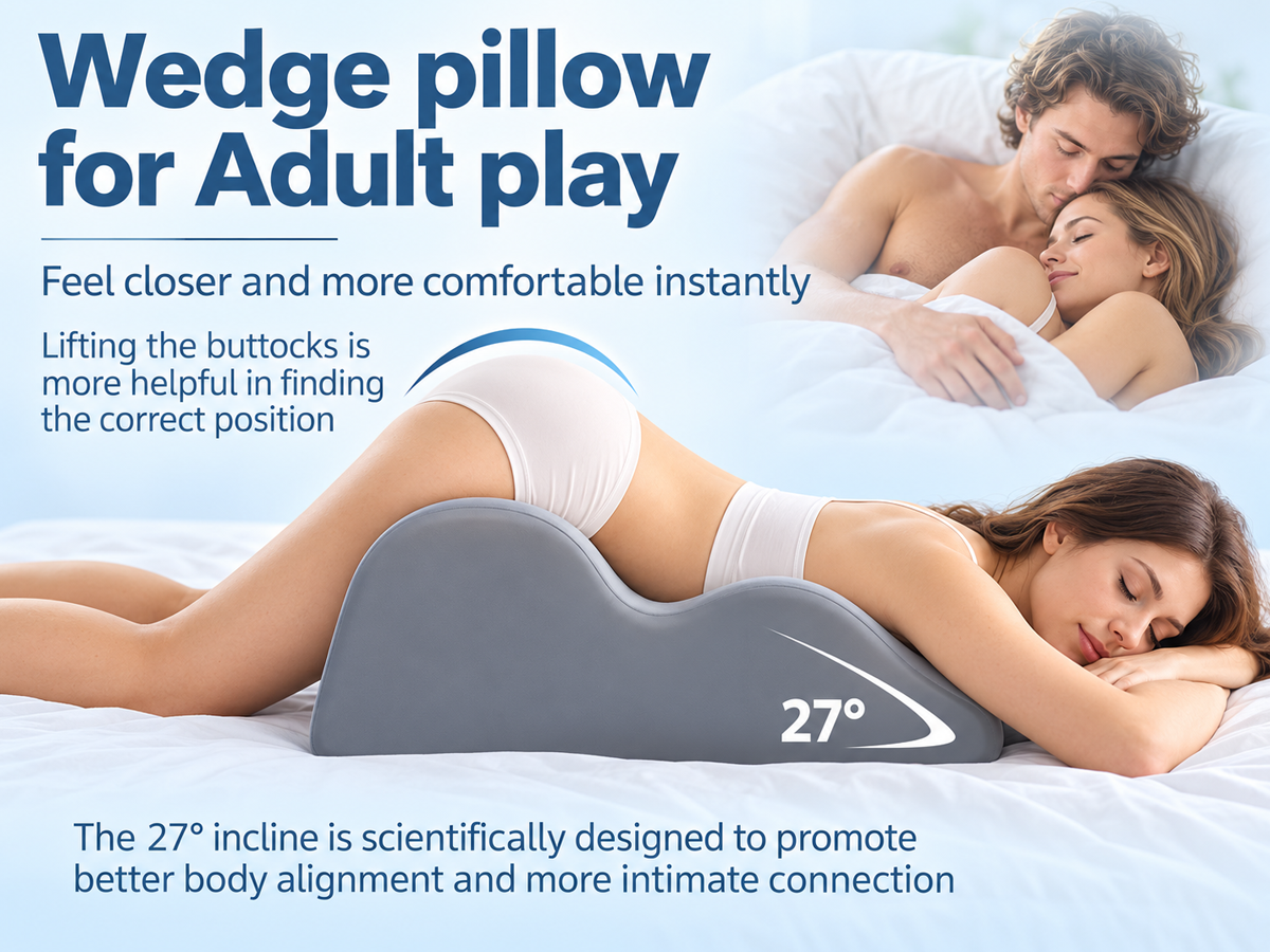 Sweet Spot Pillow Wedge Pillow Memory Foam Support Pillow