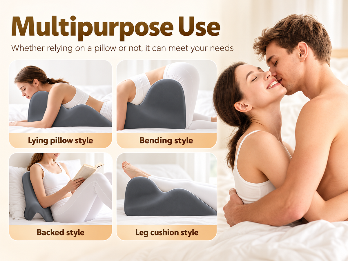 Sweet Spot Pillow Wedge Pillow Memory Foam Support Pillow