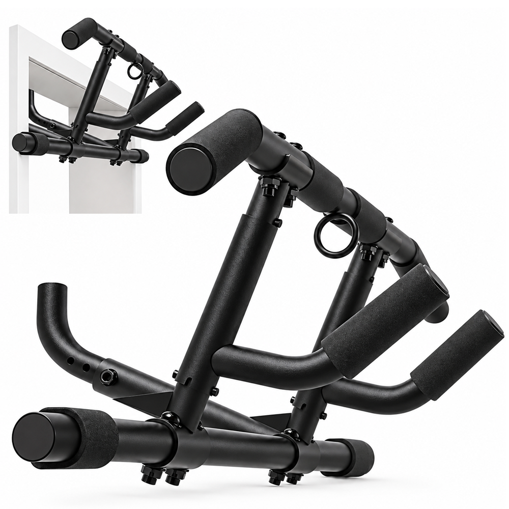 Doorway Pull Up Bar Adjustable No Drill Chin Up Bar Home Gym Fitness Equipment