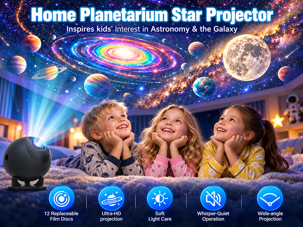 Galaxy Star Projector RGB LED Night Light 12 Scenes Ceiling Lamp