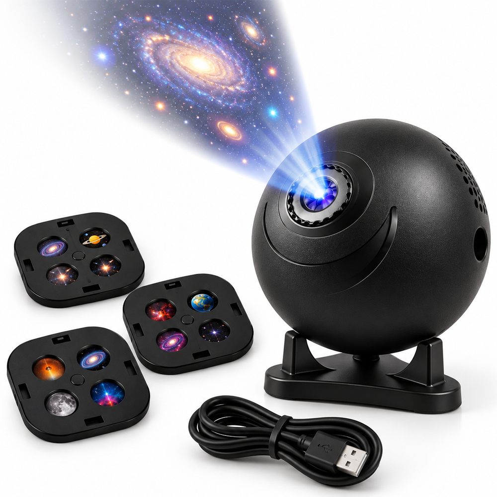 Galaxy Star Projector RGB LED Night Light 12 Scenes Ceiling Lamp