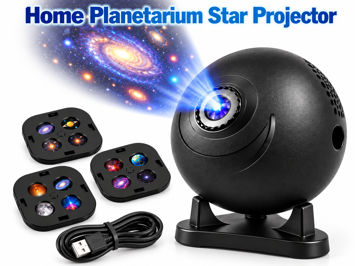 Galaxy Star Projector RGB LED Night Light 12 Scenes Ceiling Lamp