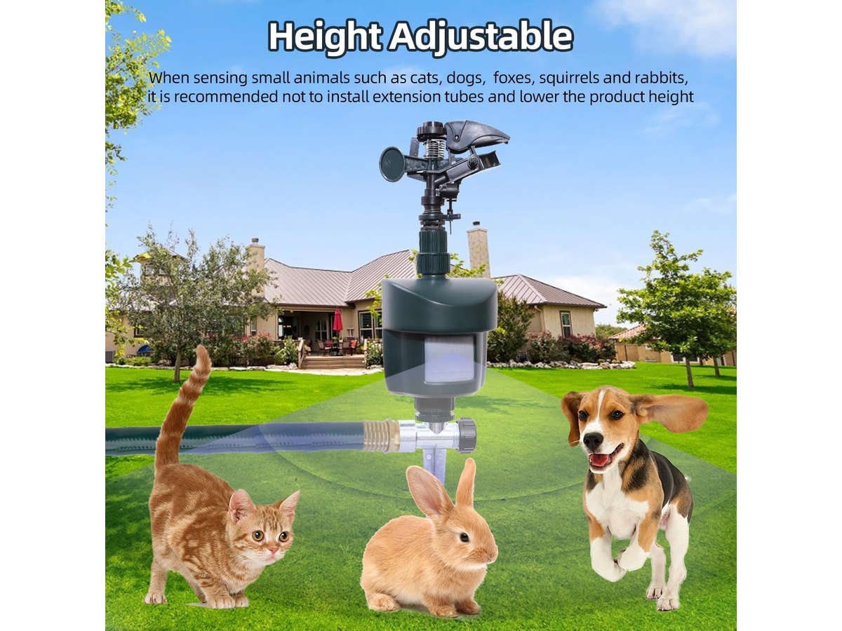 Motion Activated Sprinkler Repellent Outdoor Garden Animal Deterrent
