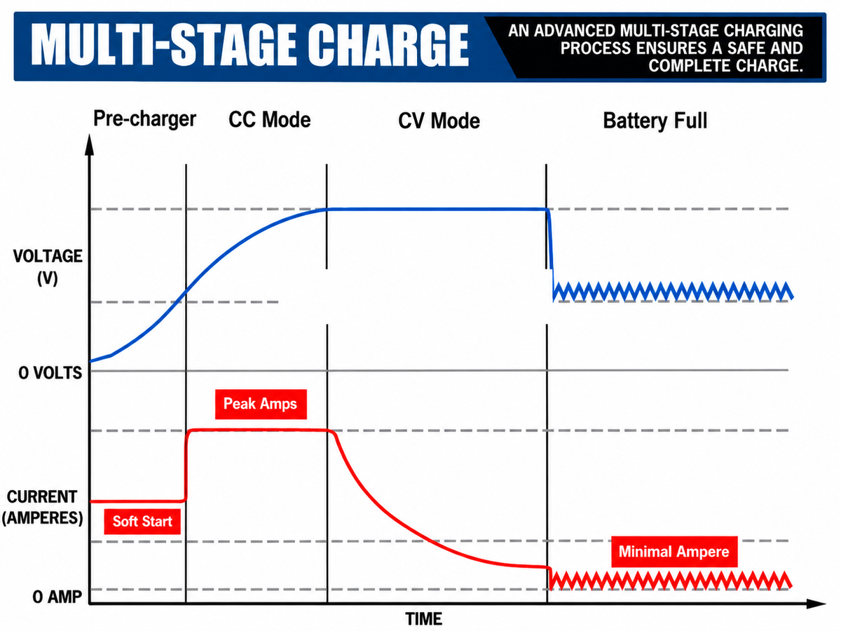 LiFePO4 Battery Charger DC 10-36V to 43.8V 10A