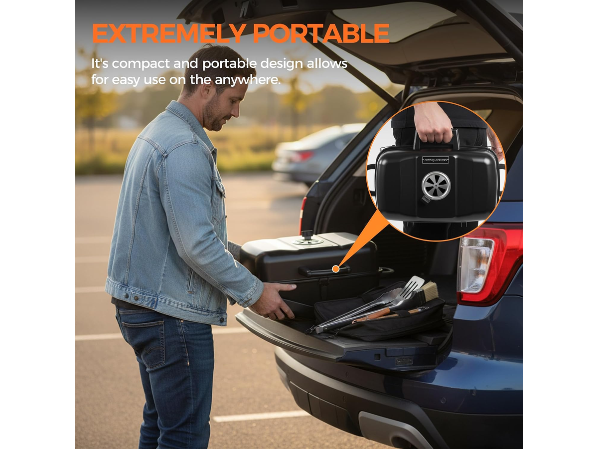 Portable Charcoal Grill Foldable BBQ Grill Outdoor Camping Barbecue