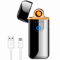 Electric Lighter Rechargeable USB Windproof Flameless