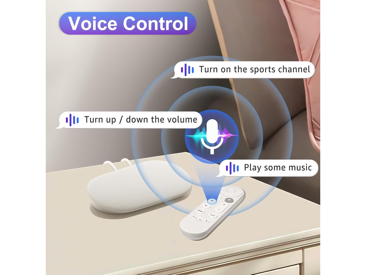 Google Chromecast Remote Voice Replacement Control for Google TV 4K HD Streamer