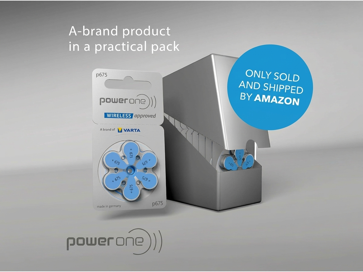Hearing Aid Batteries P675 Power One