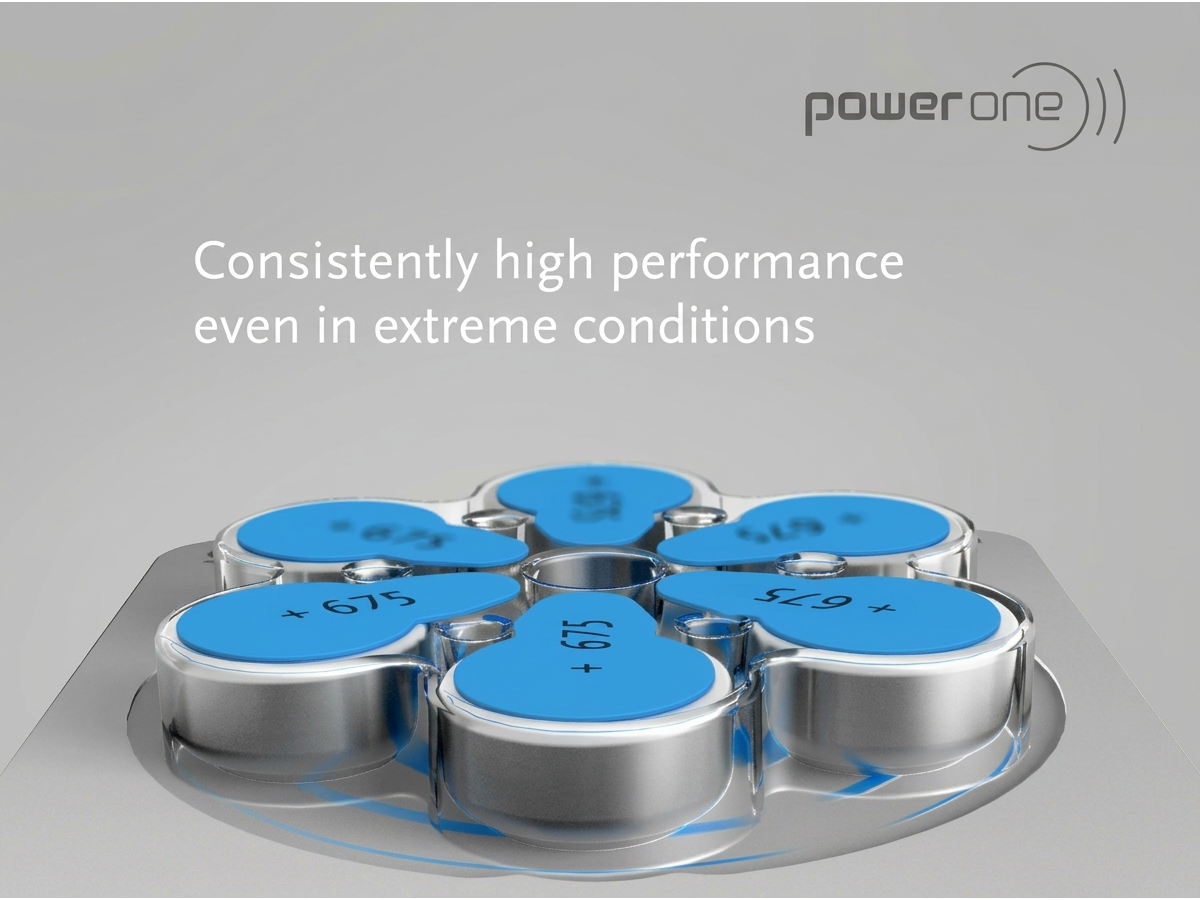 Hearing Aid Batteries P675 Power One