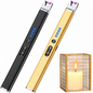 Electric Lighter Rechargeable 2 Pack USB Plasma Arc Candle Lighter