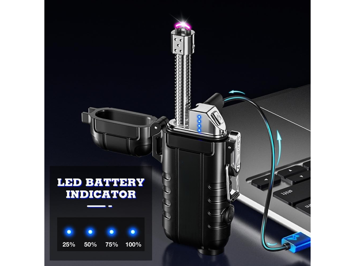 Electric Lighter Rechargeable USB C Plasma Arc Lighter