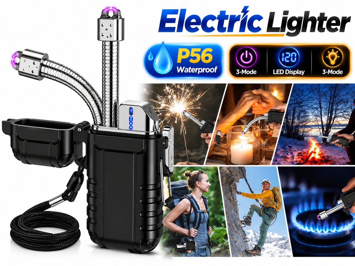 Electric Lighter Rechargeable USB C Plasma Arc Lighter