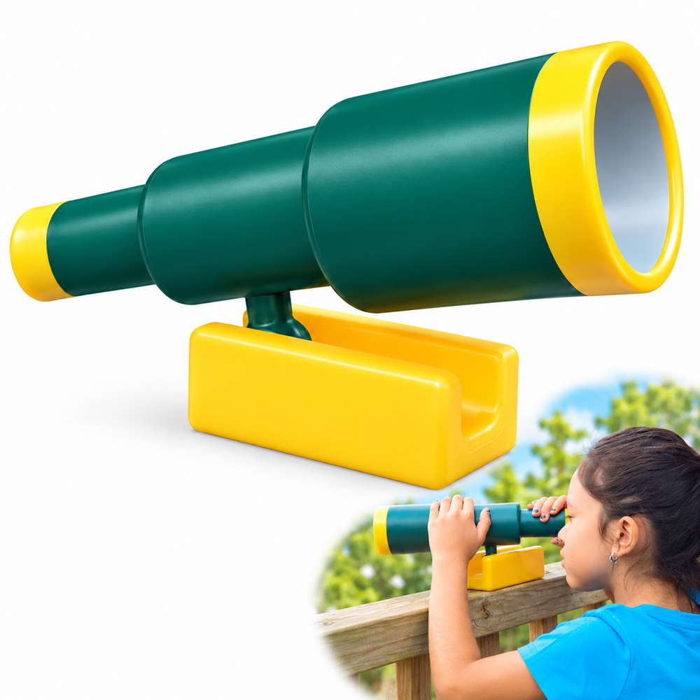Pirate Ship Telescope Green Outdoor Playhouse Treehouse Swing Set Accessory