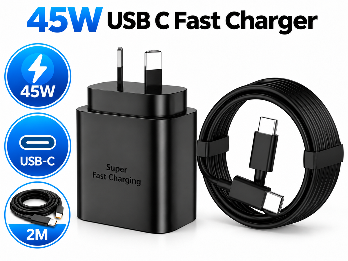 45W USB C Charger Samsung Galaxy Super Fast Charging Type C