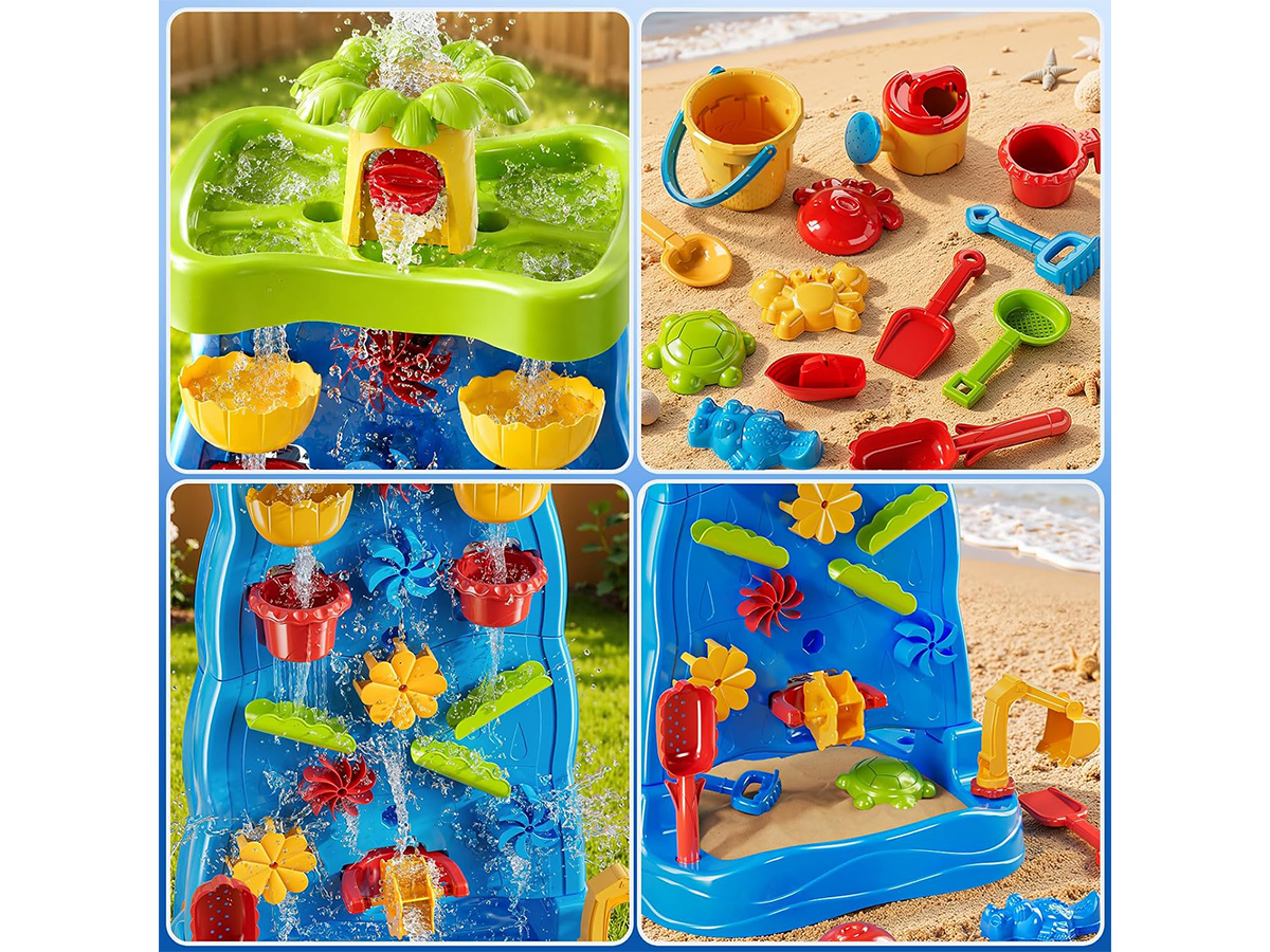 Waterfall Water Table Sand and Water Play Activity Table