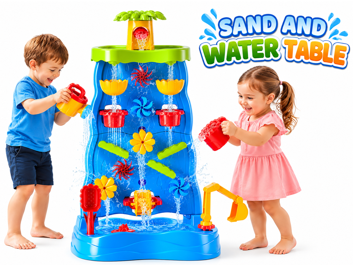 Waterfall Water Table Sand and Water Play Activity Table
