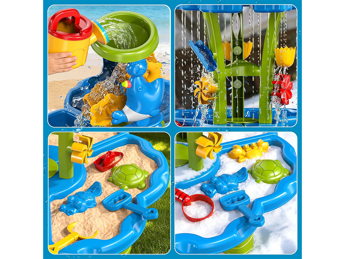 Sand Water Table Toys Outdoor Sensory Play Activity Set