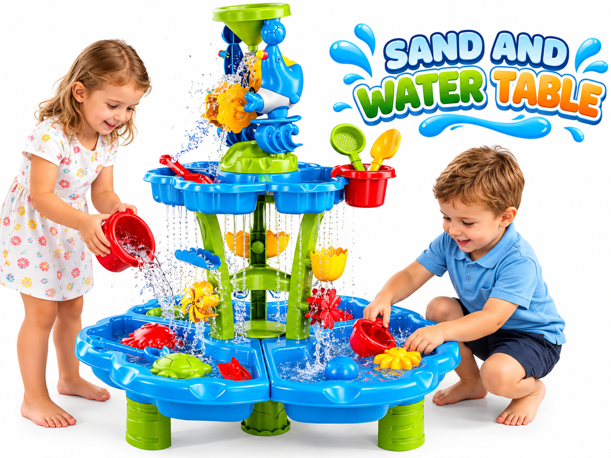 Sand Water Table Toys Outdoor Sensory Play Activity Set