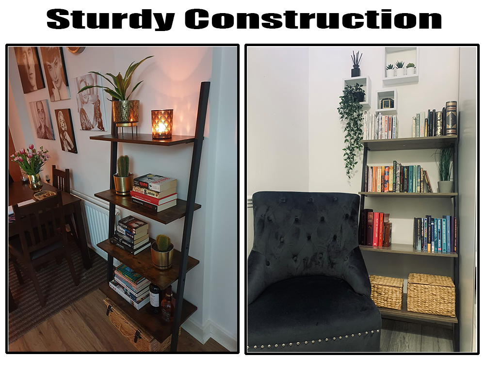 VASAGLE Glass Corner Display Shelf