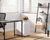 VASAGLE Glass Corner Display Shelf