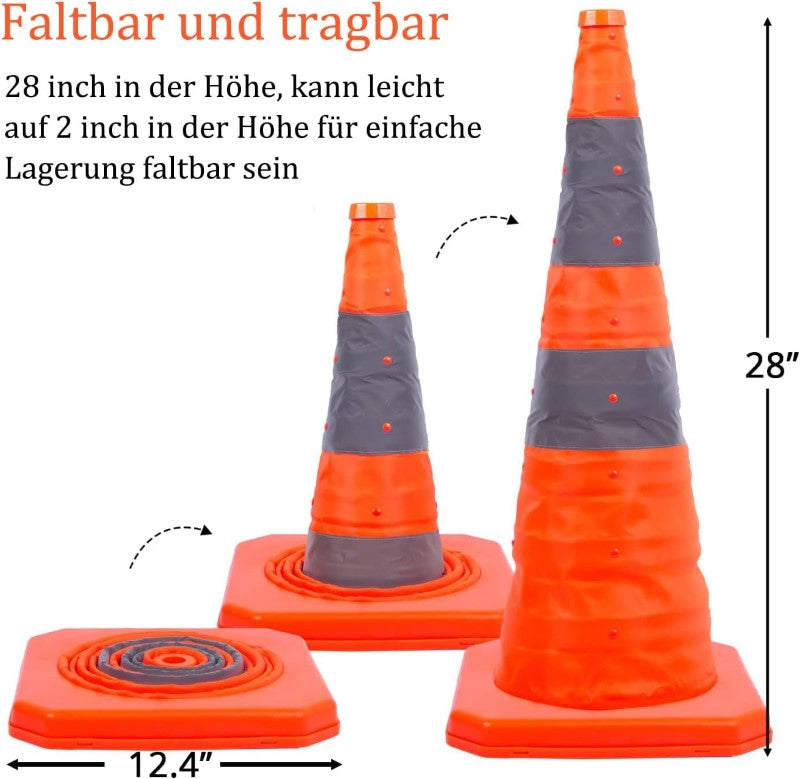 Traffic Cone Safety Cone Collapsible