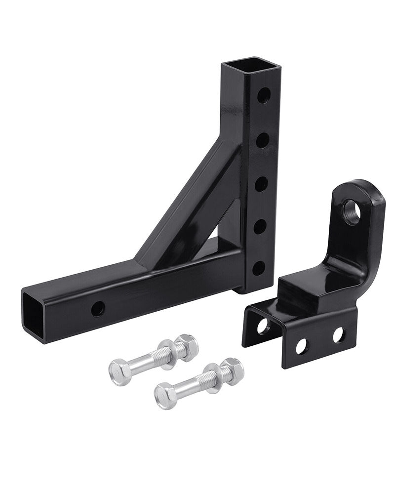 10" Adjustable Drop Hitch Ball Mount for 2" Receiver - Heavy Duty Towing Trailer