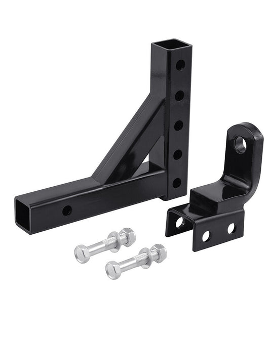 10" Adjustable Drop Hitch Ball Mount for 2" Receiver - Heavy Duty Towing Trailer