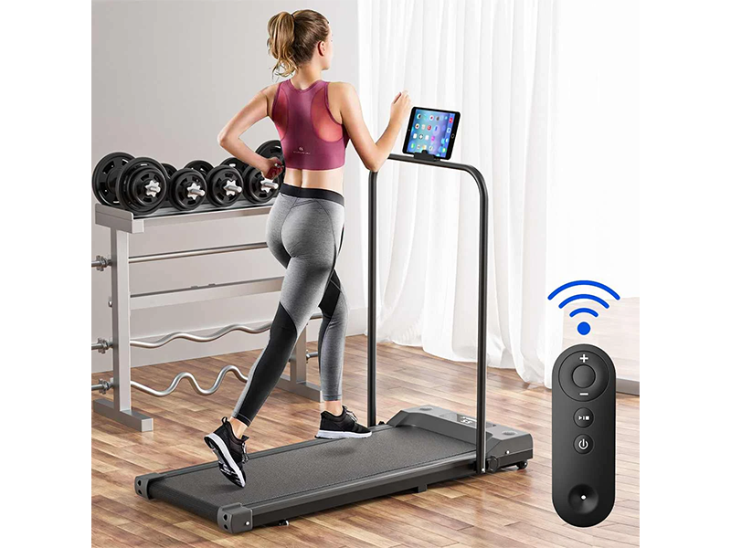 Treadmill Foldable – Slim Walking Treadmill 2HP Motor with LED Display & Remote