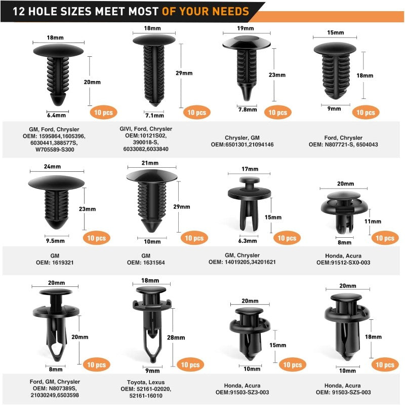 238PCS Car Trim Removal Tool kit