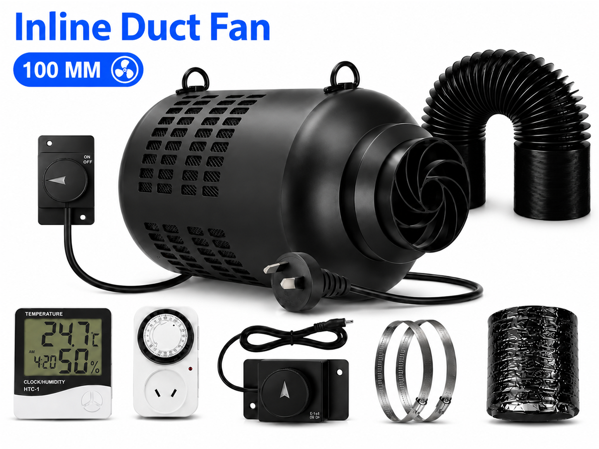 Inline Extractor Fan Exhaust Duct Fan Ventilation Kit