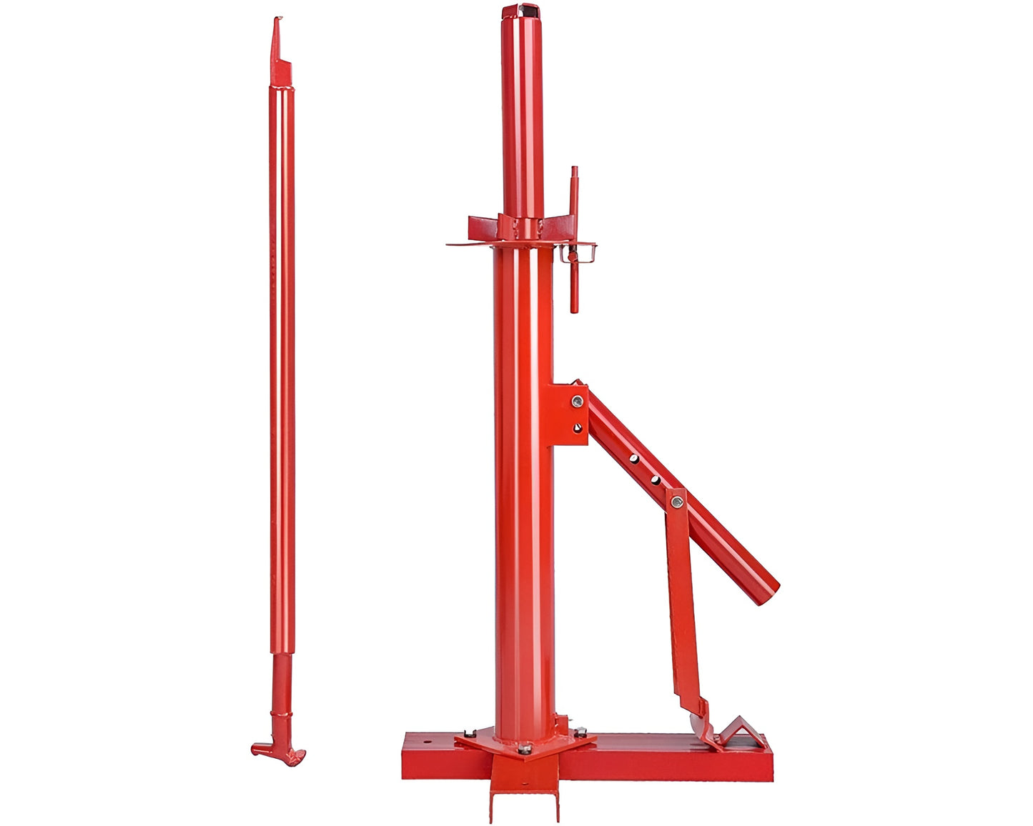 Portable Heavy Duty Tyre Changer Manual Hand Bead Breaker Tool Red