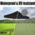 3x3 Gazebo Roof Cover Black