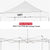 2.9x2.9 Gazebo Roof Cover Blue