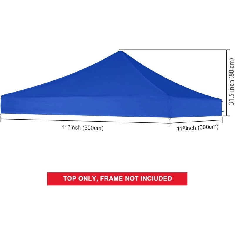 2.9x2.9 Gazebo Roof Cover Blue