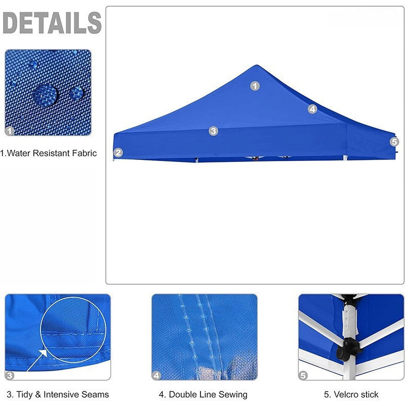 2.9x2.9 Gazebo Roof Cover Blue